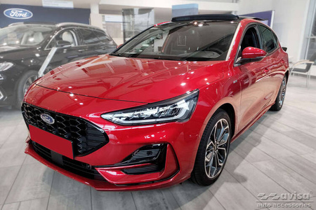 Nakładki progowe do Ford Focus 4 Hatchback (Hybrid)
