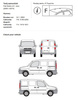 Platforma dachowa bagażowa Cruz Opel Vivaro II L1H