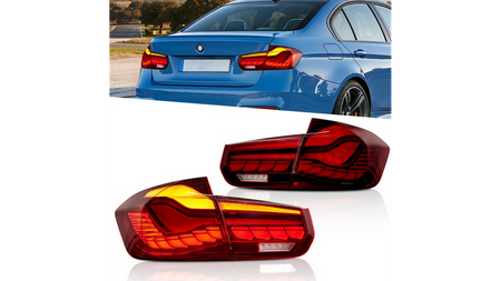 Zestaw Lamp Tylnych Dynamic LED Red BMW 3 F30 F80 2013-2018