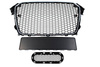 GRILL AUDI A4 B8 RS-STYLE CHROME-BLACK (12-15) PDC