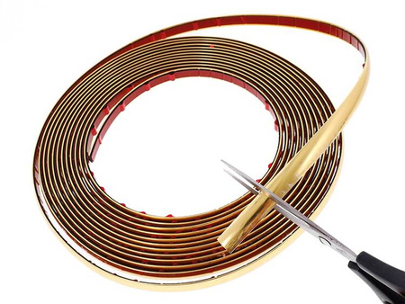 Listwa dekoracyjna, złota, 14 mm x 5 m (86746)