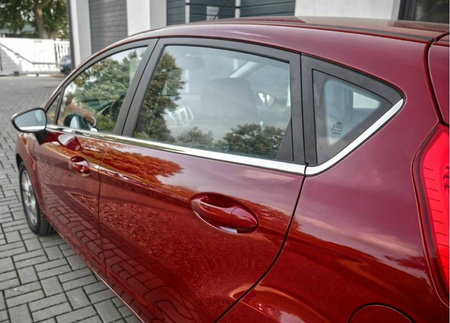 Listwy pod szyby boczne Ford Fiesta 7 2009-2017