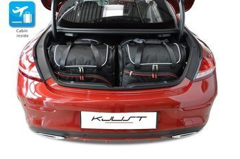 MERCEDES-BENZ C COUPE 2014+ TORBY DO BAGAŻNIKA 4 SZT