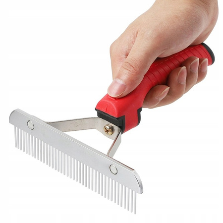 SZCZOTKA GRZEBIEŃ ZGRZEBŁO DO SIERŚCI PSA KOTA XL 16CM