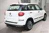 Nakładka na zderzak tylny do FIAT 500 L (Czarna)