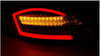 Lampy diodowe porsche boxster 05-08 red smoke led