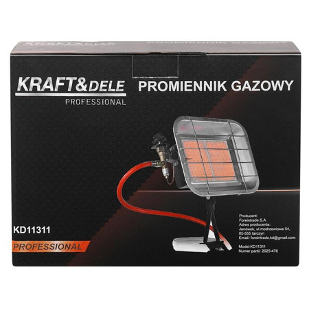 Promiennik gazowy 4,5kW KD11311