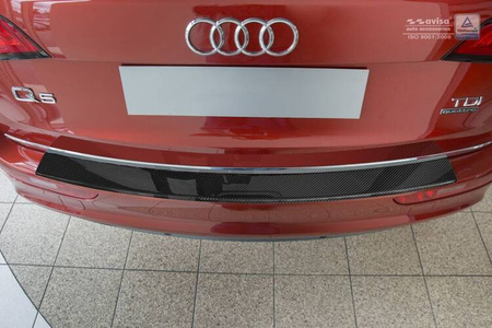 Nakładka na zderzak tylny do Audi Q5 Carbon (czarny)