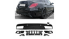 Tylny dyfuzor wraz z końcówkami wydechu MERCEDES C-Class W205 S205