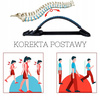 PRZYRZĄD DO ROZCIĄGANIA PLECÓW MASAŻER Z MAGNESAMI BACK STRETCHER Z PUDEŁKIEM