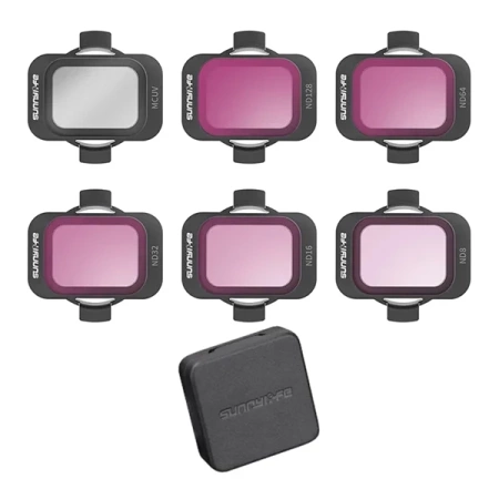 Set of 6 filters Sunnylife MCUV, ND8/16/34/64/128 for DJI Avata 2