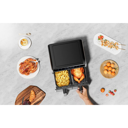 FRYTKOWNICA BEZTŁUSZCZOWA AIRFRYER 9L 2500W DWIE KOMORY +LCD KD4180