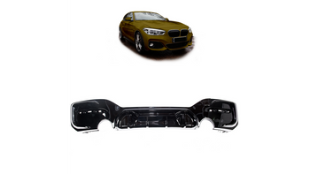 Tylny dyfuzor Gloss Black BMW 1 F20 F21 Facelift 2015-2019