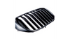 Grill sportowy pojedyncze żeberka Matt Black BMW 7 G11 G12 przed liftem 2015-2019