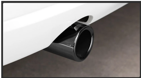 Końcówka końcówki wydechu BMW F30 czarny połysk 76mm