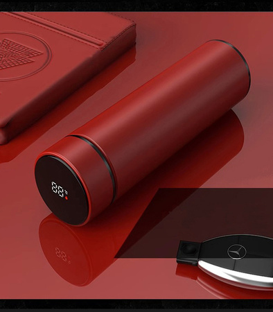 KUBEK TERMICZNY SMART Z WYŚWIETLACZEM LED 500ML TERMOS BIDON