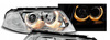 Lampy reflektory przednie VW Passat B5 3BG CHROM R
