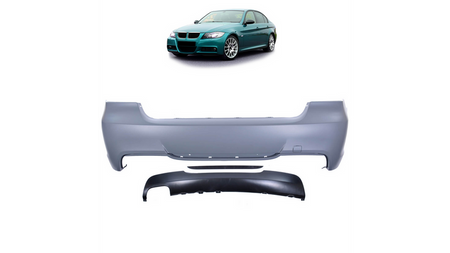 Tylny zderzak sport zestaw z dyfuzorem BMW 3 E90 2005-2011