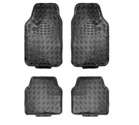 Dywaniki metalizowane CZARNE kpl