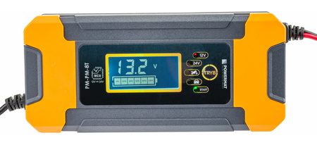 Prostownik MIKROPROCESOROWY Akumulatorowy 12/24V  PM-PM-8T