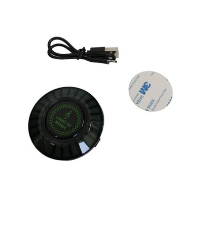 Lampa samochodowa z muzyką rytmiczną