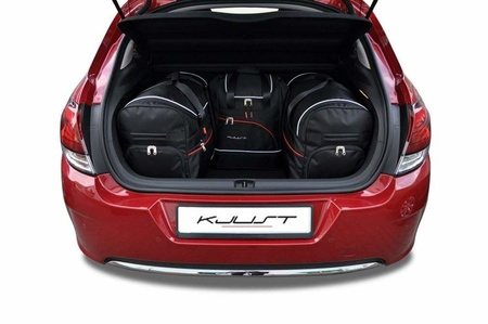 CITROEN C4 HATCHBACK 2010-2017 TORBY DO BAGAŻNIKA 4 SZT