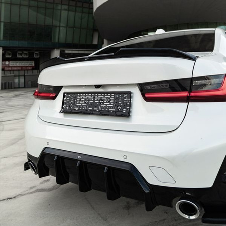 SPOILER NA KLAPĘ DO BMW G20 M340i 18- M3 G80 22- GLOSS BLACK