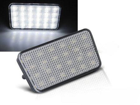 LED pod rejestrację Chrysler Jeep Wrangler JL 18-