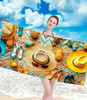 RĘCZNIK PLAŻOWY KĄPIELOWY 100 X 180 CM MIKROFIBRA DUŻY SZYBKOSCHNĄCY MIĘKKI KOLOROWY