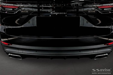 Nakładka na zderzak tylny do Porsche Cayenne 3 (Czarna)