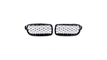 Grill sportowy Gloss Black & Chrome BMW 3 F30 F31 2011-2019
