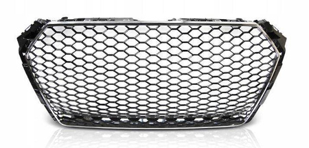 Grill atrapa sport AUDI A4 B9 15-19 chrom