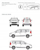 Bagażnik dachowy belki Dacia Lodgy / Stepway DARK