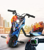 TRÓJKOŁOWY GOKART ELEKTRYCZNY SKUTER POJAZD DESKOROLKA HULAJNOGA DRIFTUJĄCA REGULOWANA LED WYŚWIETLACZ KLAKSON BLUETOOTH DLA DZIECI MŁODZIEŻY
