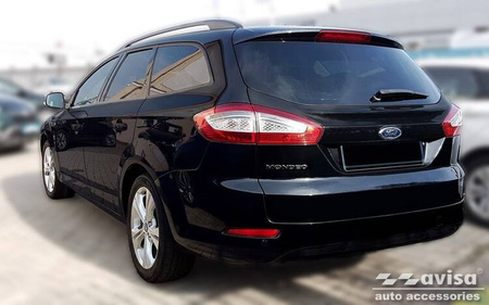 Nakładka na zderzak tylny do Ford Mondeo 4 Mk4 Turnier (Czarna)