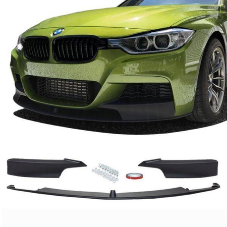 DOKŁADKA BMW F30 F31 11- MATT BLACK SPLITER