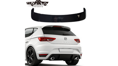Lotka skrzydło Gloss Black SEAT LEON 2012-2019