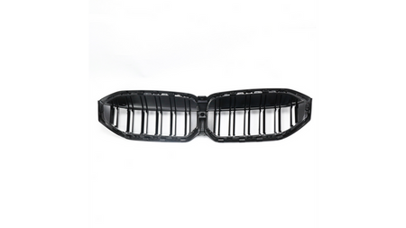 Grille Double Line Gloss Black BMW 3 G20 G21 LCI Facelift 2022->> Sport Style