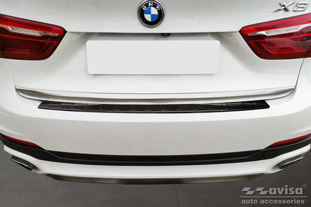 Nakładka na zderzak tylny do BMW X6 2 F16 (Carbon Fiber)