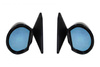 Lusterka Uniwersalne K-20 Black Manual Blue Glass