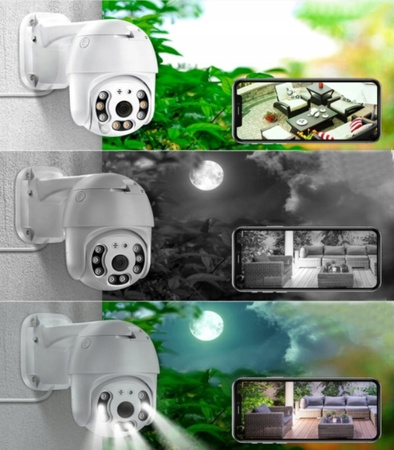 KAMERA IP OBROTOWA FULL HD WIFI ZEWNĘTRZNA 5MP 32GB