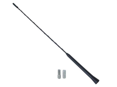 Maszt antenowy 41cm z 2 adapterami: 5 i 6mm