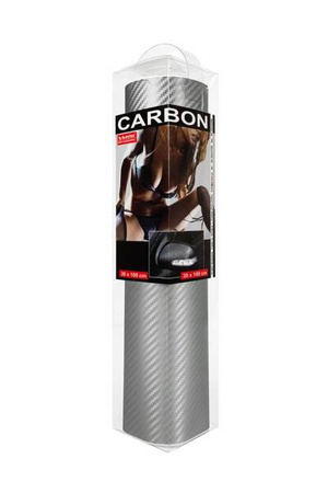 30 x 100 cm Srebrny Carbon Satynowy 3D