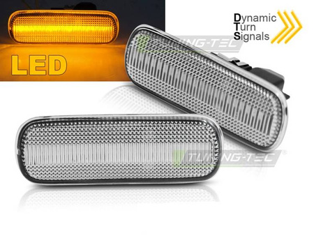 Kierunkowskazy boczne nowe  SIDE DIRECTION IN THE MIRROR WHITE LED SEQ fits CITROEN C4  04-11