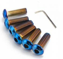 Śrubki ozdobne M5 15mm Neochrome