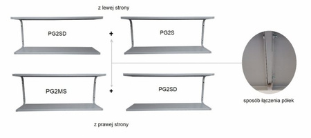 Półka dodatkowa PG2SD