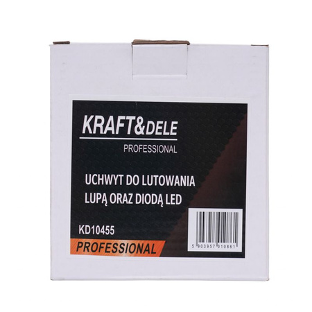 Uchwyt / lupa do lutowania LED "trzecia ręka" KD10455
