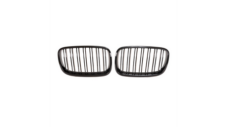 Grill sportowy podwójne żeberka Gloss Black BMW X6 E71 E72 X5 E70 2007-2013