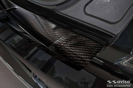 Nakładka na zderzak tylny do Ford Mustang 6 (Carbon Fiber)
