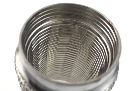 Wzmocniony łącznik elastyczny wydechu 3.5" 200mm nierdzewka